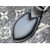 Louis Vuitton OnTheGo MM Bag In Grey Monogram Denim M46448 Louis Vuitton OnTheGo MM Bag In Grey Monogram Denim M46448