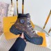 Louis VuittonRuby Flat Ranger Boots In Monogram Canvas