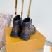 Louis VuittonRuby Flat Ranger Boots In Monogram Canvas