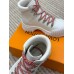 Louis Vuitton Ruby Flat Ranger Boots In White Leather Louis Vuitton Ruby Flat Ranger Boots In White Leather