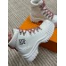 Louis Vuitton Ruby Flat Ranger Boots In White Leather Louis Vuitton Ruby Flat Ranger Boots In White Leather