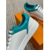 Louis Vuitton Frontrow Sneakers with Vert Monogram Canvas Trim Louis Vuitton Frontrow Sneakers with Vert Monogram Canvas Trim