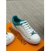 Louis Vuitton Frontrow Sneakers with Vert Monogram Canvas Trim Louis Vuitton Frontrow Sneakers with Vert Monogram Canvas Trim