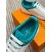 Louis Vuitton Frontrow Sneakers with Vert Monogram Canvas Trim Louis Vuitton Frontrow Sneakers with Vert Monogram Canvas Trim