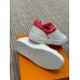 Louis Vuitton Frontrow Sneakers with Pink Monogram Canvas Trim Louis Vuitton Frontrow Sneakers with Pink Monogram Canvas Trim