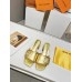 Louis Vuitton Shake Mules 55mm In Gold Metallic Lambskin Louis Vuitton Shake Mules 55mm In Gold Metallic Lambskin