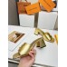 Louis Vuitton Shake Mules 55mm In Gold Metallic Lambskin Louis Vuitton Shake Mules 55mm In Gold Metallic Lambskin