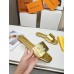 Louis Vuitton Shake Flat Mules In Gold Metallic Lambskin Louis Vuitton Shake Flat Mules In Gold Metallic Lambskin
