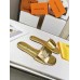 Louis Vuitton Shake Flat Mules In Gold Metallic Lambskin Louis Vuitton Shake Flat Mules In Gold Metallic Lambskin
