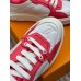 Louis Vuitton Time Out Sneakers with Pink Monogram Trim Louis Vuitton Time Out Sneakers with Pink Monogram Trim