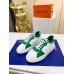 Louis Vuitton Time Out Sneakers with Green Monogram Trim Louis Vuitton Time Out Sneakers with Green Monogram Trim