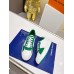 Louis Vuitton Time Out Sneakers with Green Monogram Trim Louis Vuitton Time Out Sneakers with Green Monogram Trim