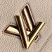 Louis Vuitton Twist One Handle Handbag In Greige Leather M57092