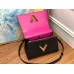 Louis Vuitton Twist One Handle PM Bag In Black Leather M57093