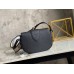 Louis Vuitton LV Pont 9 Soft PM Bag In Black Grained Leather M58727 Louis Vuitton LV Pont 9 Soft PM Bag In Black Grained Leather M58727