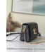Louis Vuitton Twist MM Bag in Black Lambskin with Studs M59029 Louis Vuitton Twist MM Bag in Black Lambskin with Studs M59029