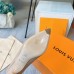 Louis Vuitton Signature Pumps in Nude Leather with Monogram Canvas Louis Vuitton Signature Pumps in Nude Leather with Monogram Canvas