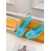 Louis Vuitton Shake Slingback Pumps 55mm In Green Patent Calfskin Louis Vuitton Shake Slingback Pumps 55mm In Green Patent Calfskin