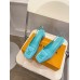 Louis Vuitton Shake Slingback Pumps 55mm In Green Patent Calfskin Louis Vuitton Shake Slingback Pumps 55mm In Green Patent Calfskin
