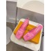 Louis Vuitton Shake Slingback Pumps 55mm In Pink Patent Calfskin