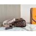 Louis Vuitton Braided Croisette Bag In Damier Ebene Canvas N40451 Louis Vuitton Braided Croisette Bag In Damier Ebene Canvas N40451