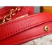 Louis Vuitton Loop Bag In Red Monogram Empreinte Leather M22594 Louis Vuitton Loop Bag In Red Monogram Empreinte Leather M22594