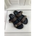 Louis Vuitton Bom Dia Flat Mules In Monogram Canvas