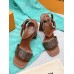 Louis Vuitton Silhouette Sandals in Monogram Canvas with Studs