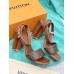 Louis Vuitton Silhouette Sandals in Monogram Canvas with Studs