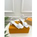 Louis Vuitton Shake Sandals 55mm In White Patent Calfskin Louis Vuitton Shake Sandals 55mm In White Patent Calfskin