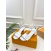 Louis Vuitton Shake Sandals 55mm In White Patent Calfskin Louis Vuitton Shake Sandals 55mm In White Patent Calfskin