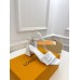 Louis Vuitton Shake Sandals 55mm In White Patent Calfskin Louis Vuitton Shake Sandals 55mm In White Patent Calfskin