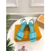 Louis Vuitton Shake Sandals 55mm In Green Patent Calfskin Louis Vuitton Shake Sandals 55mm In Green Patent Calfskin