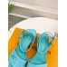 Louis Vuitton Shake Sandals 55mm In Green Patent Calfskin Louis Vuitton Shake Sandals 55mm In Green Patent Calfskin