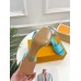 Louis Vuitton Shake Sandals 55mm In Green Patent Calfskin Louis Vuitton Shake Sandals 55mm In Green Patent Calfskin