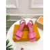 Louis Vuitton Shake Sandals 55mm In Pink Patent Calfskin Louis Vuitton Shake Sandals 55mm In Pink Patent Calfskin
