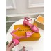 Louis Vuitton Shake Sandals 55mm In Pink Patent Calfskin Louis Vuitton Shake Sandals 55mm In Pink Patent Calfskin