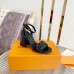 Louis Vuitton Shake Sandals 95mm In Black Patent Calfskin