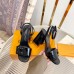Louis Vuitton Shake Sandals 95mm In Black Patent Calfskin