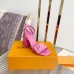 Louis Vuitton Shake Sandals 95mm In Pink Patent Calfskin Louis Vuitton Shake Sandals 95mm In Pink Patent Calfskin