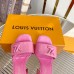 Louis Vuitton Shake Sandals 95mm In Pink Patent Calfskin Louis Vuitton Shake Sandals 95mm In Pink Patent Calfskin