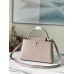 Louis Vuitton Capucines MM Bag In Grey Taurillon Leather M42253 Louis Vuitton Capucines MM Bag In Grey Taurillon Leather M42253