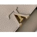 Louis Vuitton Capucines MM Bag In Grey Taurillon Leather M42253 Louis Vuitton Capucines MM Bag In Grey Taurillon Leather M42253