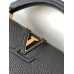 Louis Vuitton Capucines MM Bag In Black Taurillon Leather M42259 Louis Vuitton Capucines MM Bag In Black Taurillon Leather M42259