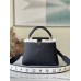 Louis Vuitton Capucines MM Bag in Taurillon Leather with Shearling M59073 Louis Vuitton Capucines MM Bag in Taurillon Leather with Shearling M59073