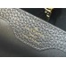 Louis Vuitton Capucines MM Bag in Taurillon Leather with Shearling M59073 Louis Vuitton Capucines MM Bag in Taurillon Leather with Shearling M59073