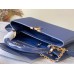 Louis Vuitton Capucines MM Bag in Taurillon Leather with Chain M59209 Louis Vuitton Capucines MM Bag in Taurillon Leather with Chain M59209