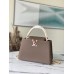 Louis Vuitton Capucines MM Bag with Chain Braided Leather Strap M59516 Louis Vuitton Capucines MM Bag with Chain Braided Leather Strap M59516