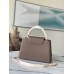 Louis Vuitton Capucines MM Bag with Chain Braided Leather Strap M59516 Louis Vuitton Capucines MM Bag with Chain Braided Leather Strap M59516