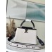 Louis Vuitton Capucines MM Bag in Canvas with Black Leather M59872 Louis Vuitton Capucines MM Bag in Canvas with Black Leather M59872